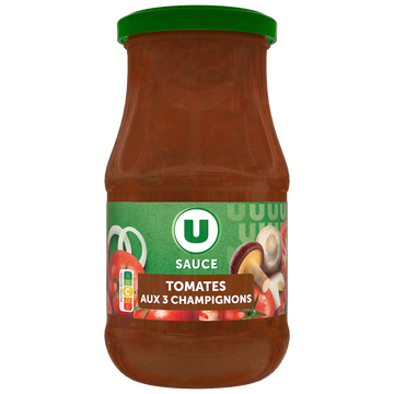 U Sauce tomates et champignons   boîte de 446ml 420g