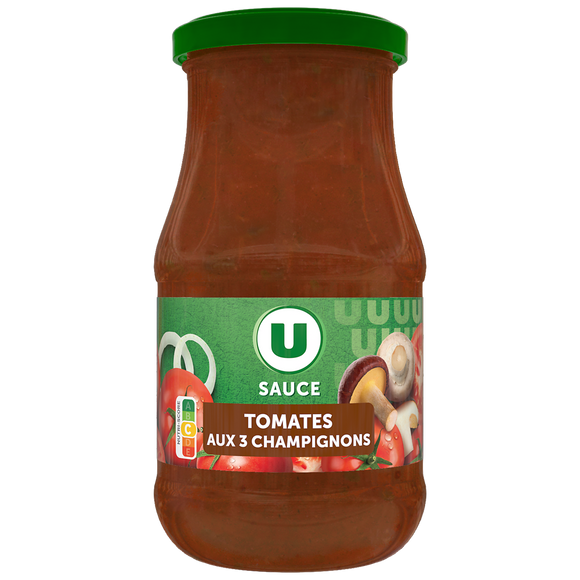 U Sauce tomates et champignons   boîte de 446ml 420g