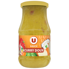 U Sauce curry doux  bocal de 446ml