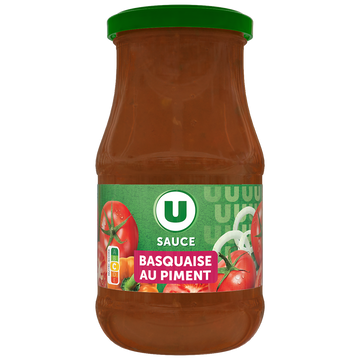 U Sauce basquaise  bocal de 446ml  -  420g