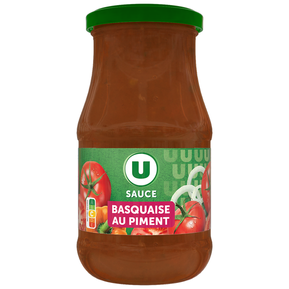 U Sauce basquaise  bocal de 446ml  -  420g