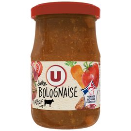 U Sauce bolognaise  bocal de  212ml, 200g