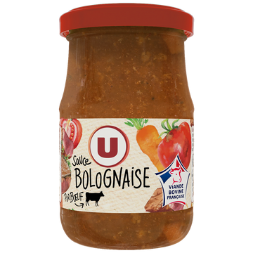 U Sauce bolognaise  bocal de  212ml, 200g