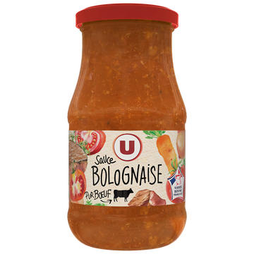 U Sauce bolognaise  bocal de 446ml, 420g