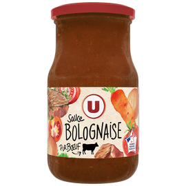 U Sauce bolognaise  bocal de 720ml, 680g
