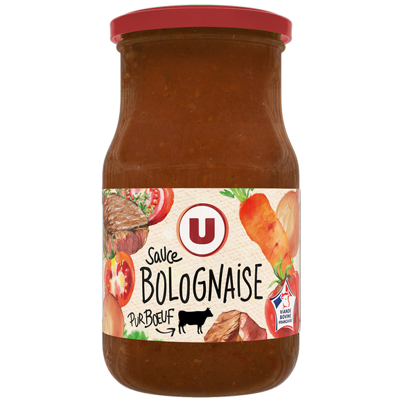 U Sauce bolognaise  bocal de 720ml, 680g