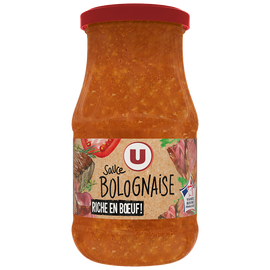 U Sauce bolognaise plus de boeuf  420g