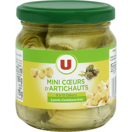 U Mini coeurs d'artichauts - Bocal 115g