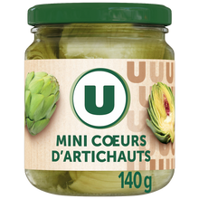 U Mini coeurs d'artichauts - Bocal 115g