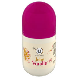 BY U Déodorant femme jolie vanille  bille de 50ml