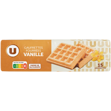 U Gaufrettes fourrées saveur vanille paquet de 110g