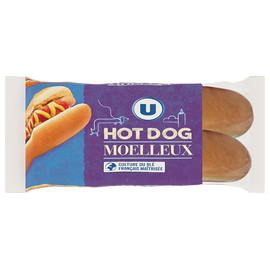 U Pain spécial hot dog  x4,  -  250g