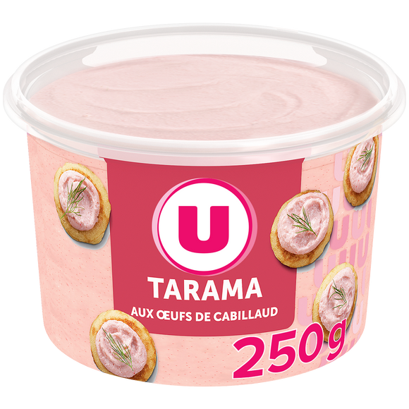 U Tarama aux oeufs de cabillaud 250g