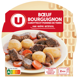 U Boeuf bourguignon carottes et pomme de terre  300g