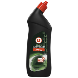 U Gel wc surpuissant javel 5 en 1  bouteille de 750ml
