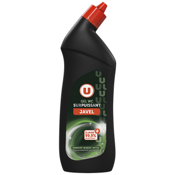 U Gel wc surpuissant javel 5 en 1 bouteille de 750ml