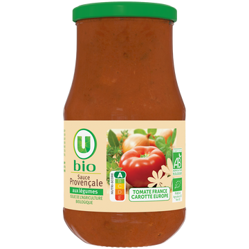 U BIO Sauce provencale au légumes 420g