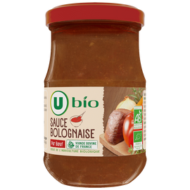 U BIO Sauce bolognaise bocal 212ml 200g