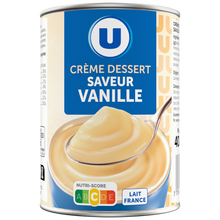 U Crème dessert saveur vanille 400g