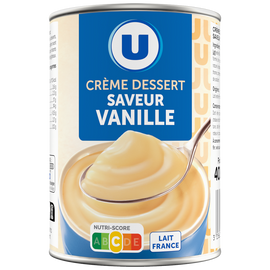 U Crème dessert saveur vanille  400g