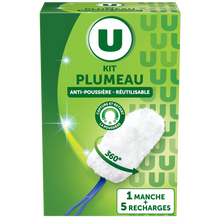 U Kit plumeau dépoussiérant 360° 1 manche + 5 recharges