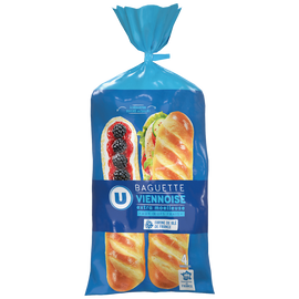 U Baguettes viennoises  x4, 340g