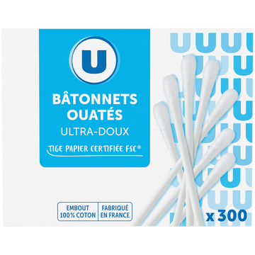 U Bâtonnets ouatés, boîte éco x300