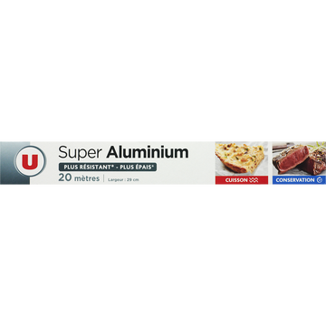 U Papier super aluminium  20m