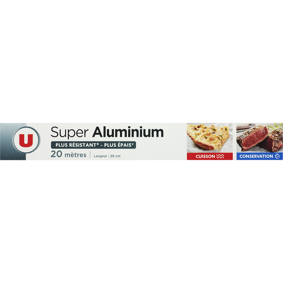 U Papier super aluminium  20m