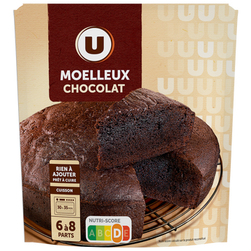 U Préparation pour moelleux chocolat doypack 500g