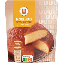 U Préparation pour moelleux citron  doypack de 500g