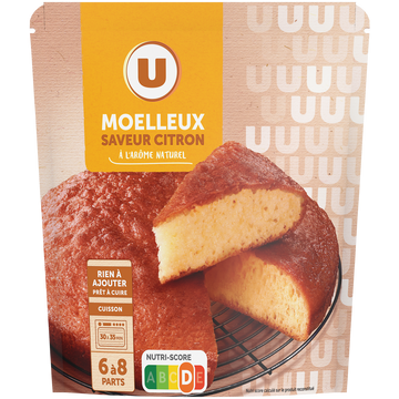 U Préparation pour moelleux citron  doypack de 500g