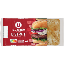 U Pains pour hamburger façon bistrot  330g