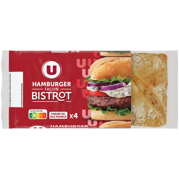U Pains pour hamburger façon bistrot  330g