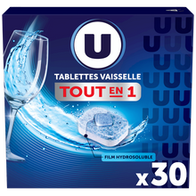 U Tablettes lave-vaisselle tout en 1, x30
