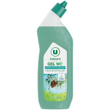 U NATURE Gel wc parfum pin-eucalyptus  bouteille de 750ml