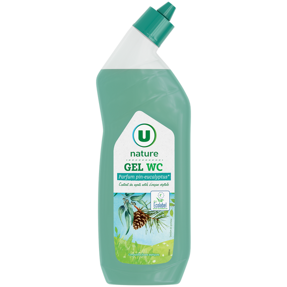 U NATURE Gel wc parfum pin-eucalyptus  bouteille de 750ml