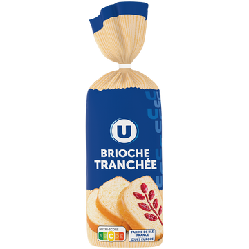 U Brioche tranchée  500g
