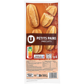 U Mini pains précuits  4 pièces, 300g