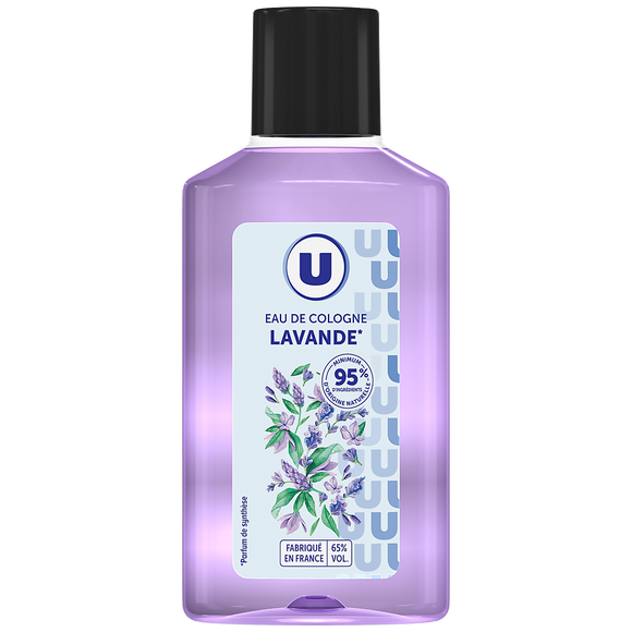 U Eau de cologne lavande, 250ml