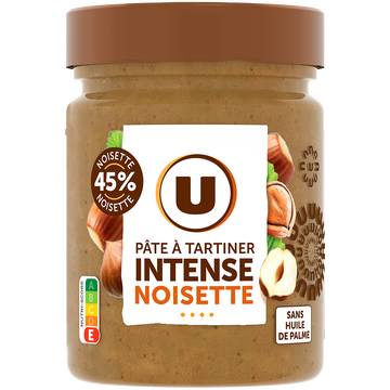 U Pâte à tartiner aux noisettes sans huile de palme, 300g