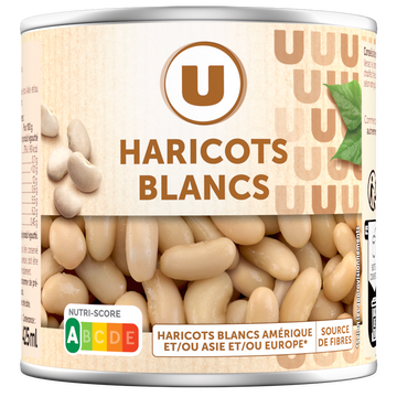 U Haricots blancs préparés - Boîte 250g