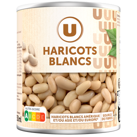 U Haricots blancs préparés - Boîte 500g