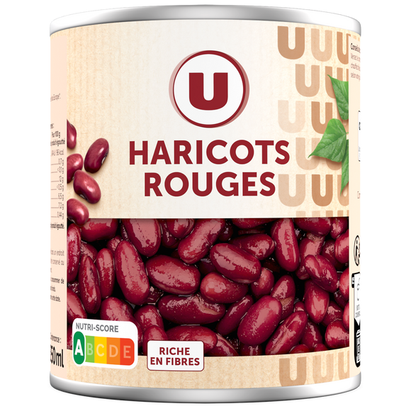 U Haricots rouges - Boîte 500g