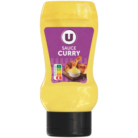 U Sauce curry  flacon souple, 245g