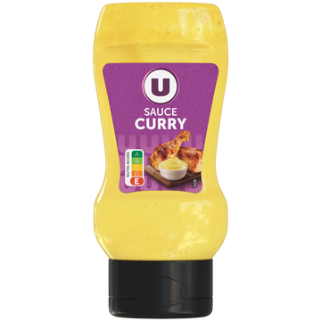 U Sauce curry  flacon souple, 245g