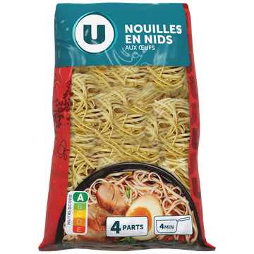 U Nouilles en nids  sachet de 250g