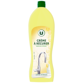 U Crème à récurer fraîcheur citron  flacon de 750ml