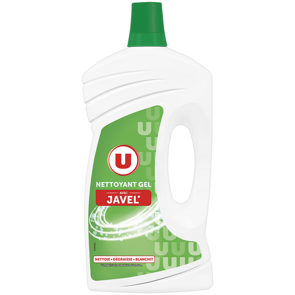 U Nettoyant ménager gel avec javel flacon de 1l