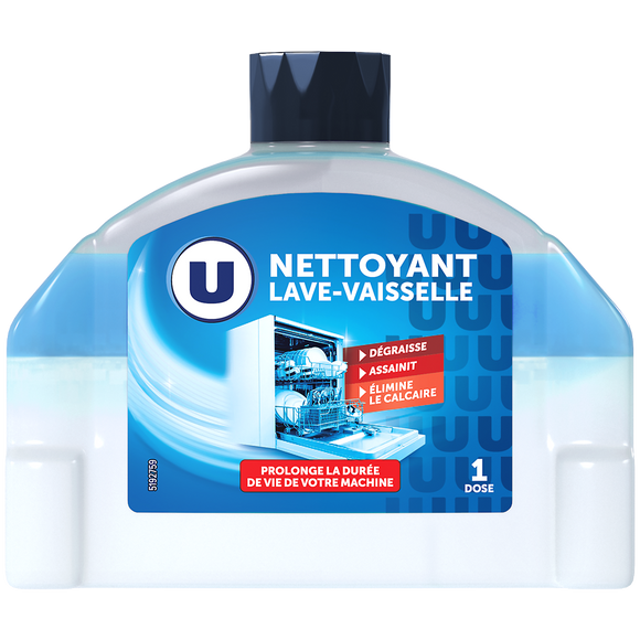 U Nettoyant liquide pour lave-vaisselle  bouteille de 250ml